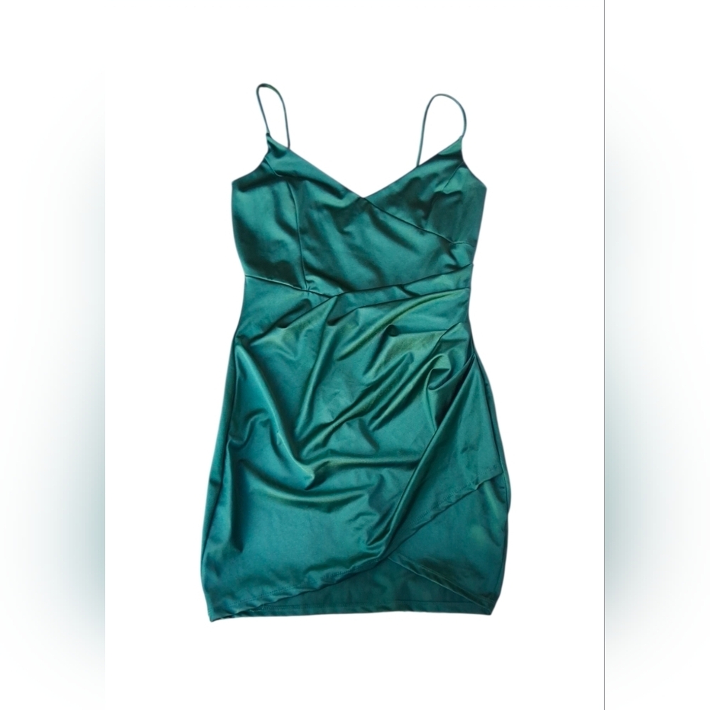 New Windsor Emerald Green Satin Fabric